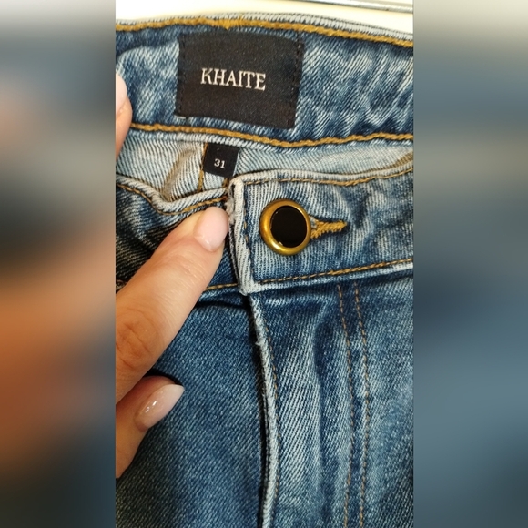 Khaite Vanessa High Rise Straight Jeans Sz 31 - Picture 7 of 14